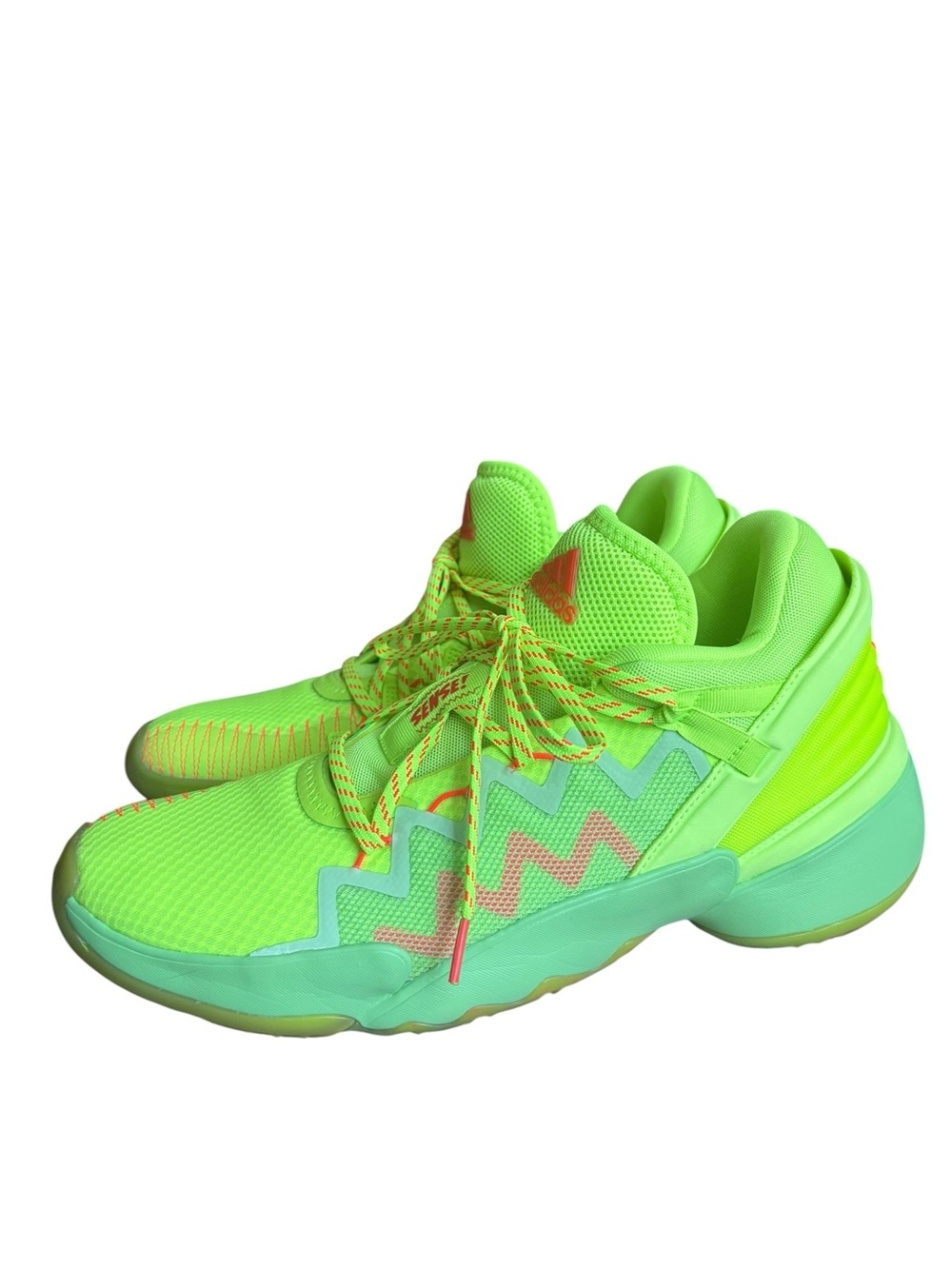 Men’s Adidas D.O.N. Issue 2 x Marvel Spider Sense 2020 Green size 13.5